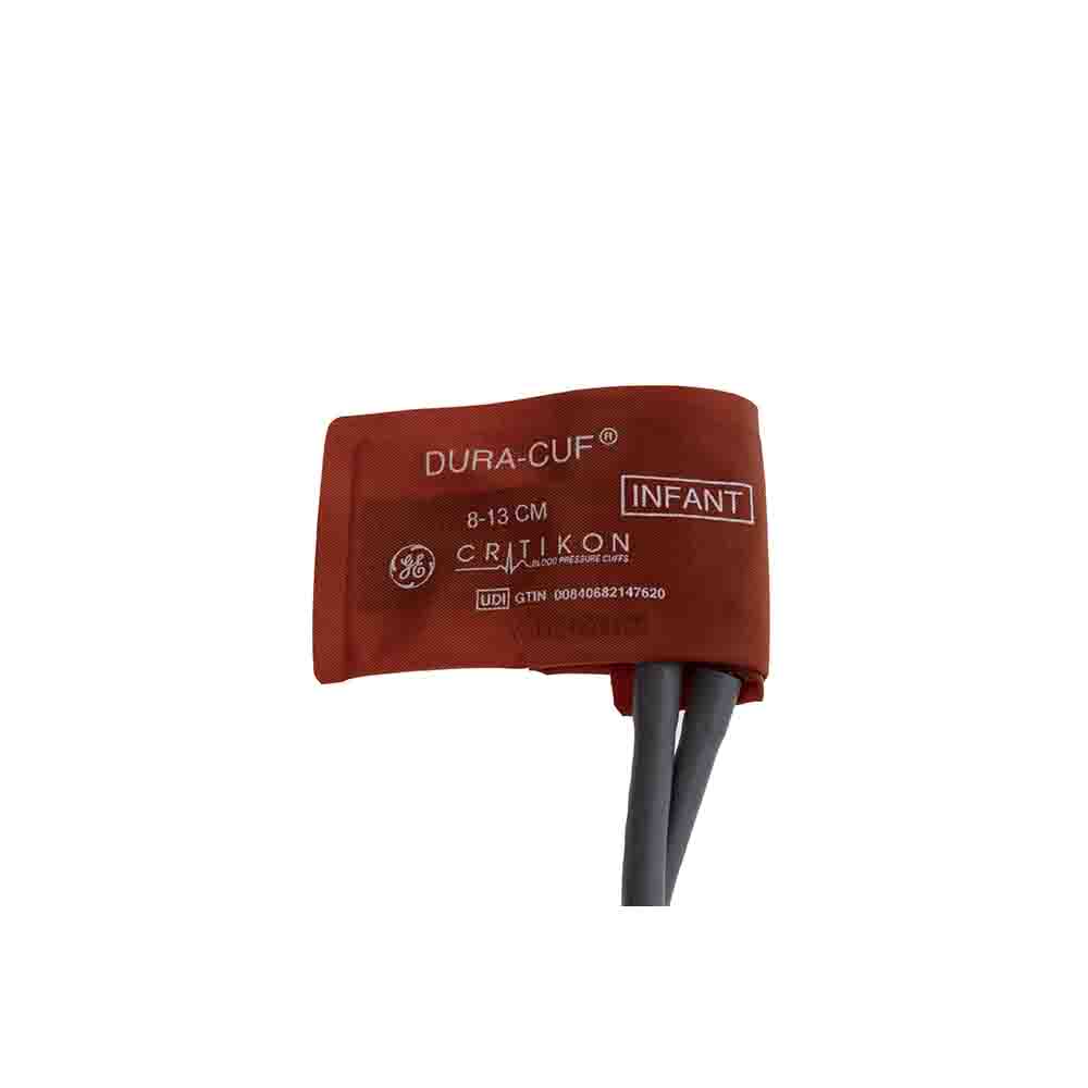 DURA-CUF Infant Blood Pressure Cuff, 2 Tubes DINACLICK (5/box) DURA-CUF Infant Blood Pressure Cuff, 2 Tubes DINACLICK (5/box)